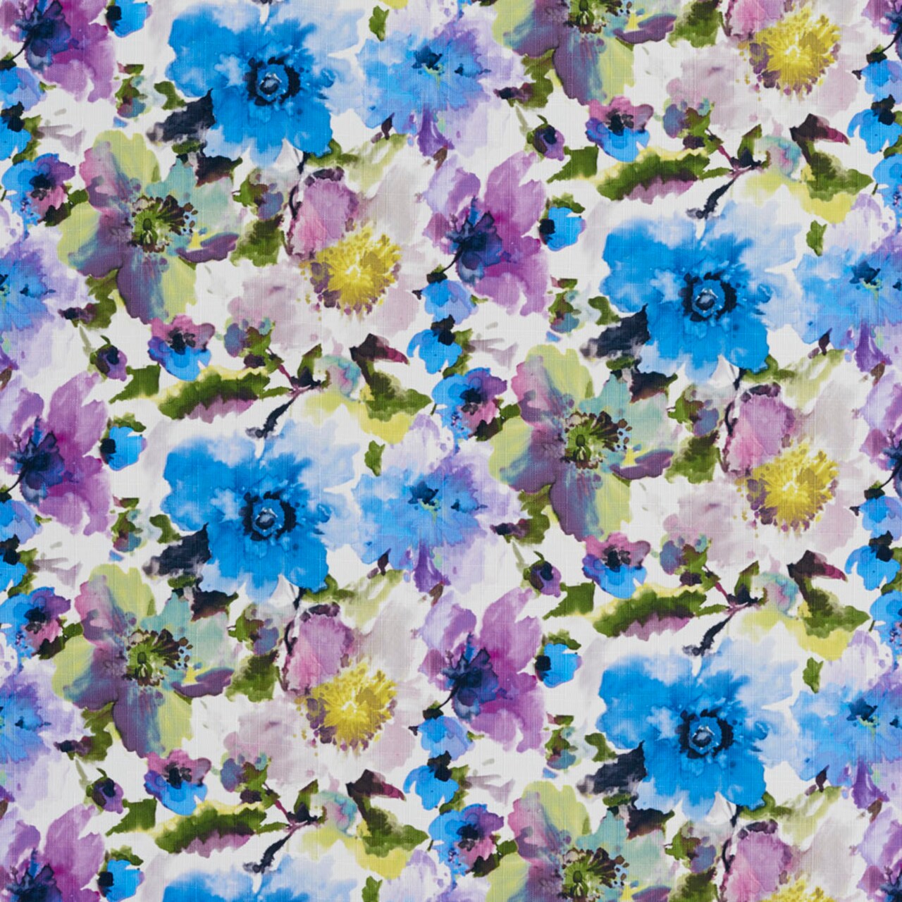 Upholstery Fabric - Blue,Purple Floral Upholstery Fabric 54 Inches"